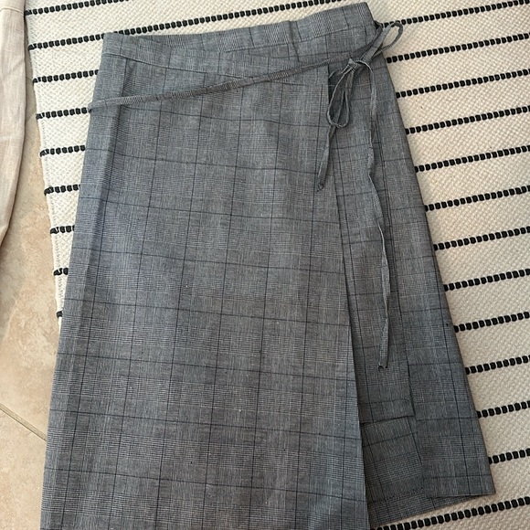 Gray string waist skirt - Picture 4 of 7